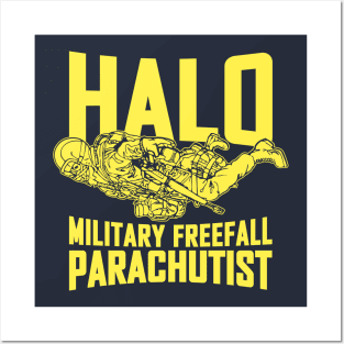 Mod.2 HALO Military Freefall Parachutist Posters and Art